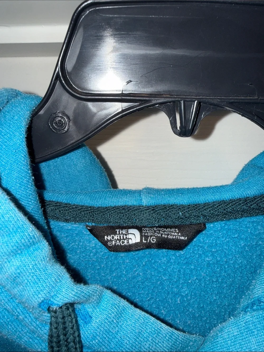 The North Face Teal Blue Logo Pullover Hoodie